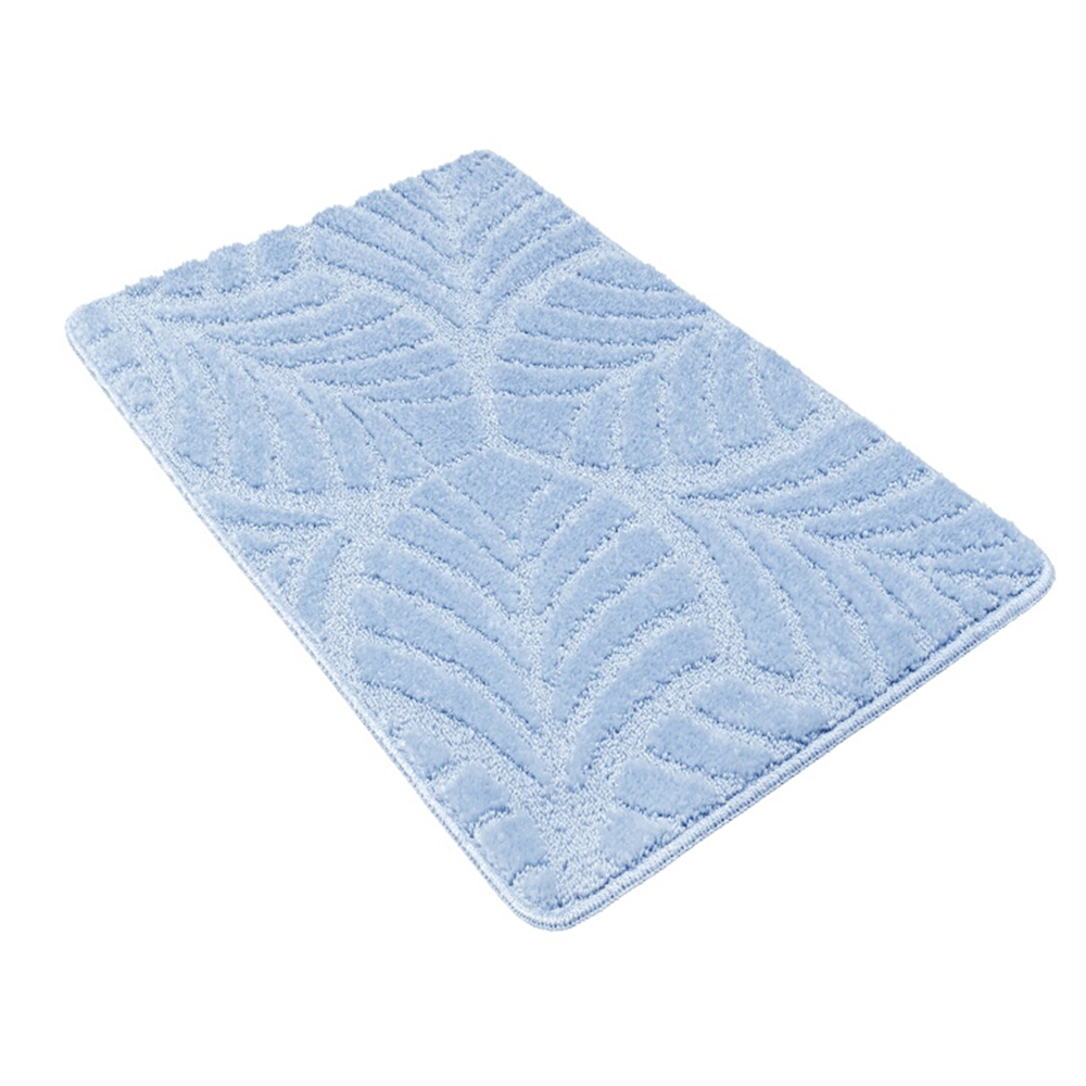 Коврик для ванной 1 предм. SHAHINTEX АКТИВ icarpet 40х60 см, голубой (Изображение 1)