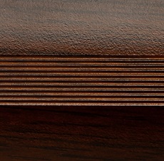 Порог-стык (РП) универсальный 28 мм х 0,9м Орех темный (Изображение 1)