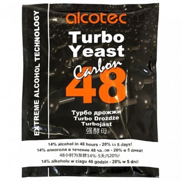 Турбо-дрожжи Alcotec 48 Carbon Turbo, 175 г (Изображение 1)