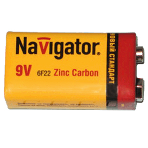 Элемент питания NBT-NS-6F22-SH1 Крона  Navigator (Изображение 1)