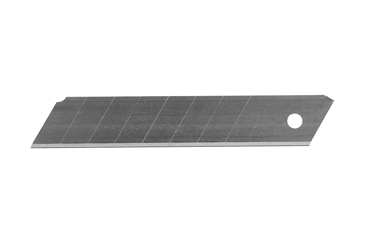 Лезвия для ножа технического 18 мм, 8 сегментов, сталь SK5 (10 шт.) (Изображение 1)
