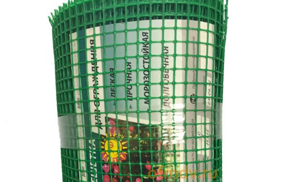 Сетка садовая пластмассовая (15х15мм) рулон 0,4х10м зеленая (Изображение 1)