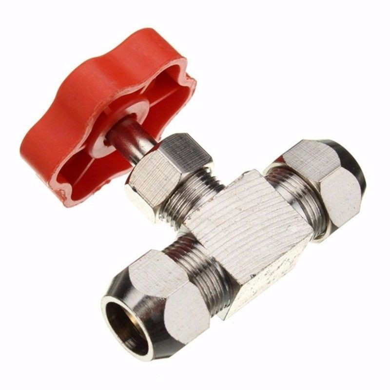 картинка Кран игольчатый под трубку 10 мм от магазина Евродом