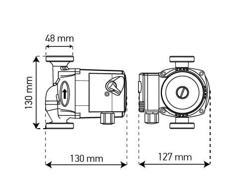 картинка Насос циркуляционный GRS 25/4-130 KOER  от магазина Евродом