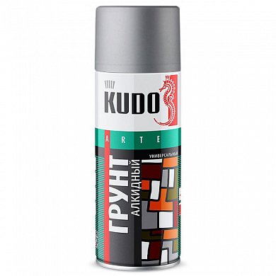 картинка Грунт KUDO KU-2001 алкидный серый 520мл от магазина Евродом
