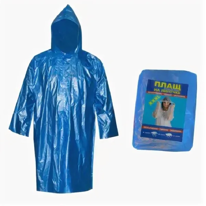 картинка Дождевик на липучке "ECOS", полиэтилен 40 мкм от магазина Евродом