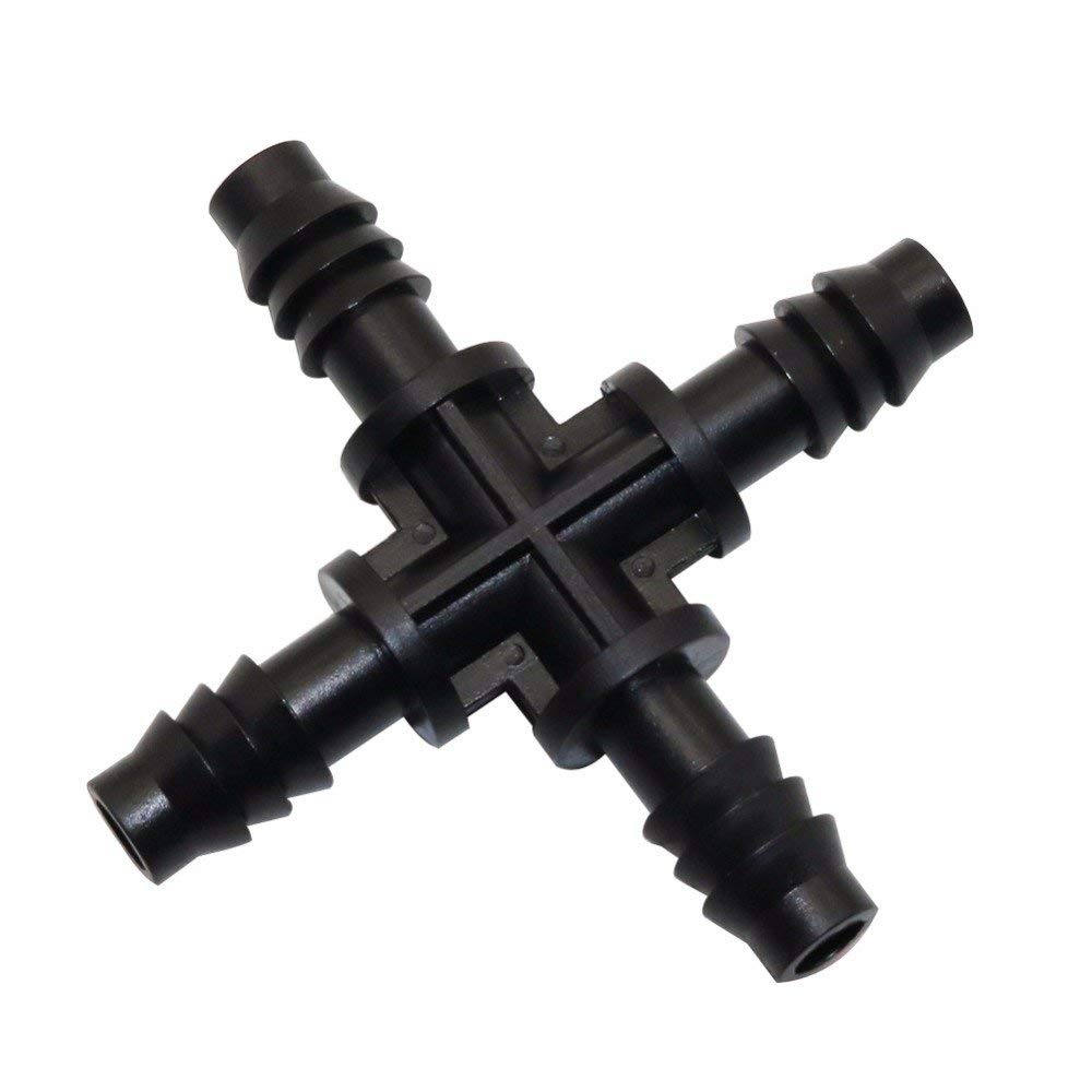 картинка Штуцер крестовой для трубки 4х6мм от магазина Евродом