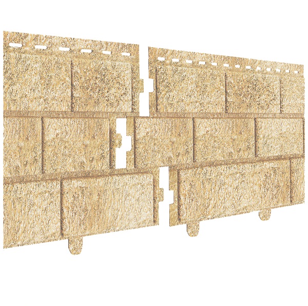 картинка Сайдинг Стоун-Хаус Ю-пласт Кирпич Песочный (0,23х3,025м) от магазина Евродом