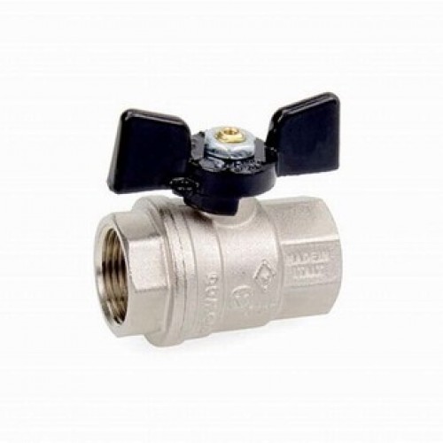 картинка Кран шаровый Bugatti 3/4" г/г бабочка 602  от магазина Евродом