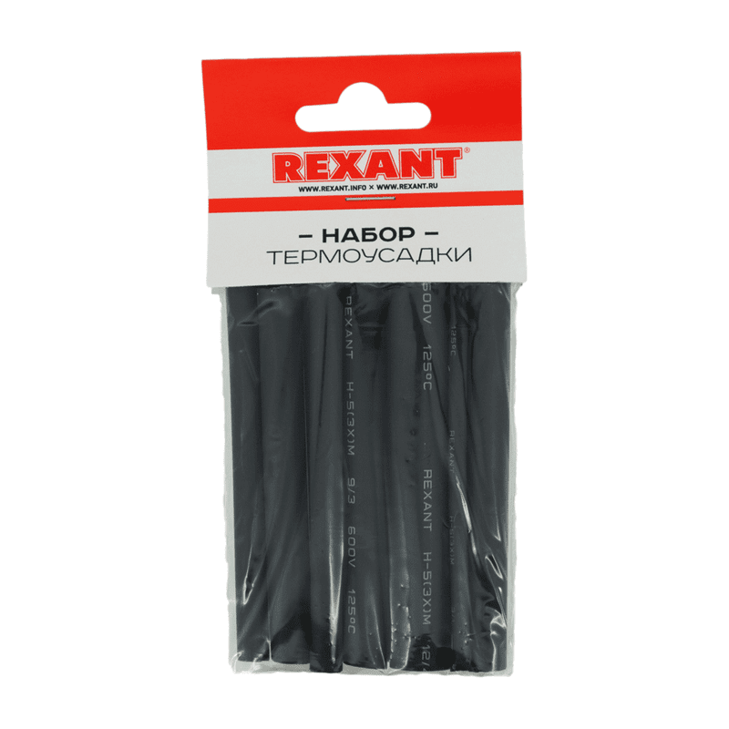 картинка Набор термоусадочных трубок №7 (Клеевой) REXANT от магазина Евродом
