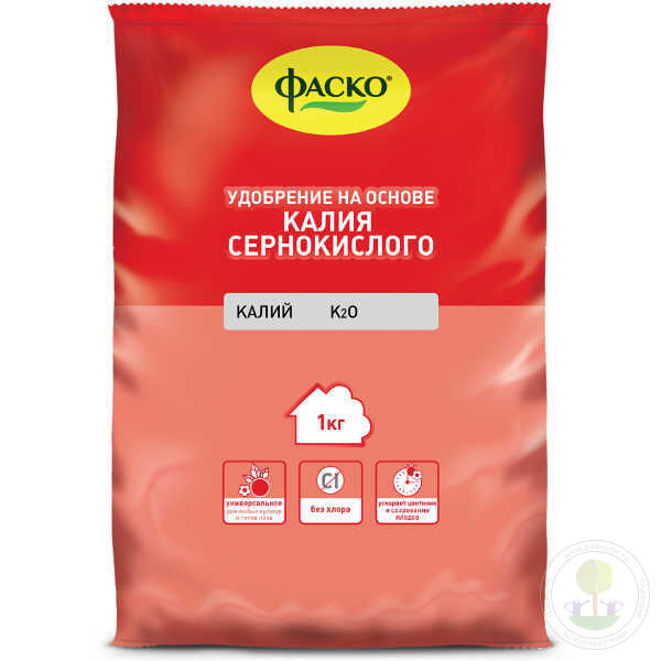 картинка Калий сернокислый 1 кг Фаско от магазина Евродом