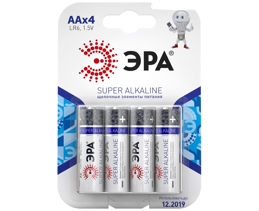 картинка Элемент питания LR6-4BL ЭРА  от магазина Евродом