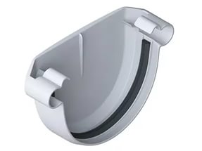 картинка Заглушка желоба ПВХ Белая, Альта Профиль от магазина Евродом