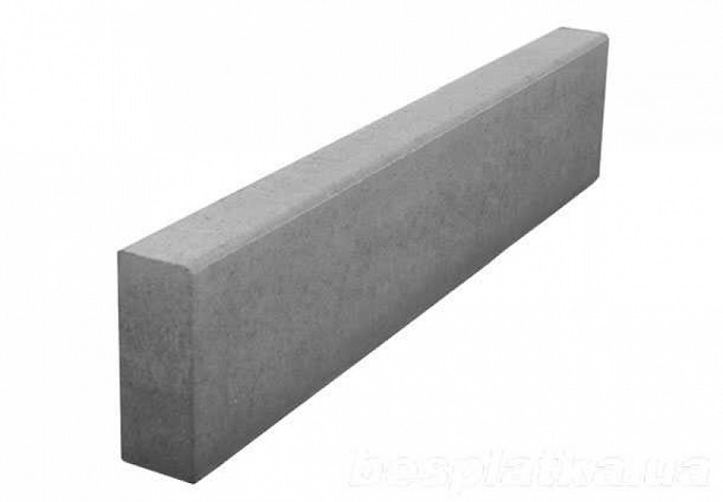 картинка Поребрик 100.20.8 серый АРБЕТ  от магазина Евродом