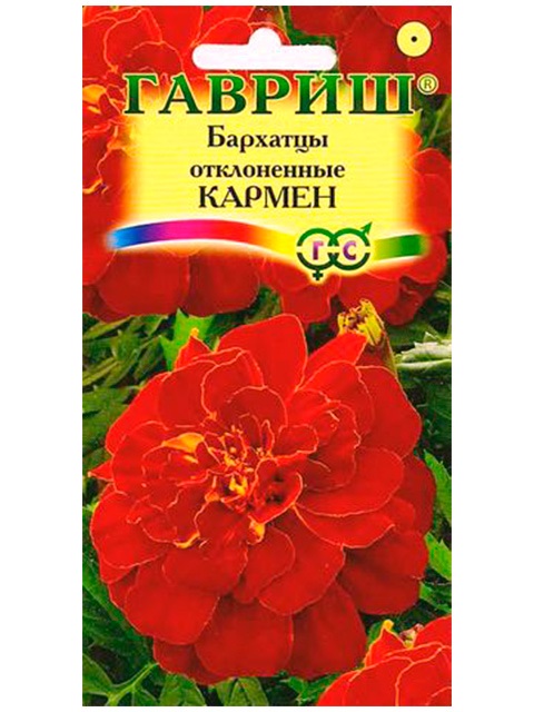 картинка Бархатцы отклоненные Кармен 0,3г (Ц) Г семена от магазина Евродом