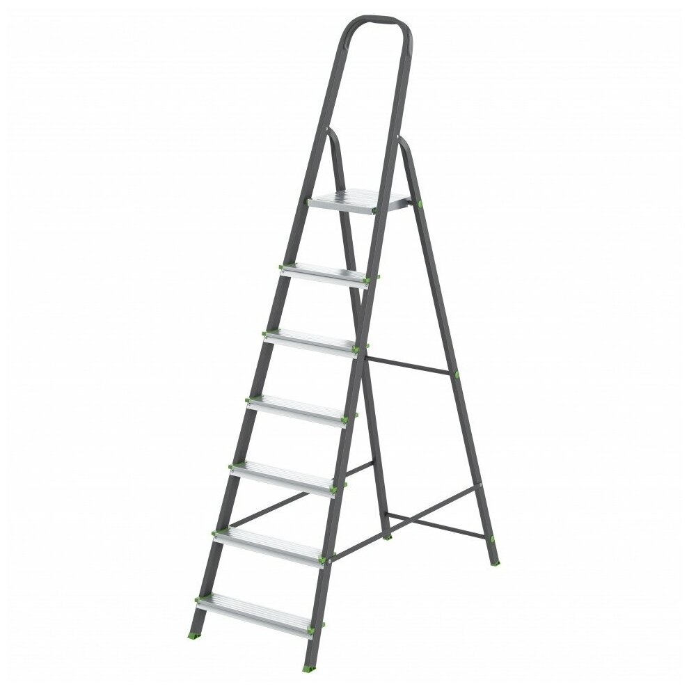 картинка Стремянка стальная 7 ступеней Алюмет от магазина Евродом