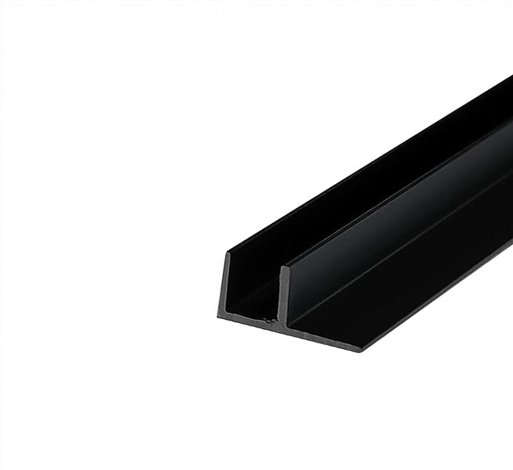 картинка Планка F 20х60 черная 3м от магазина Евродом