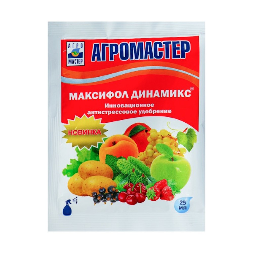 картинка Максифол Динамикс (Мегафол) 25мл антистрессовое удобрение АгроМ от магазина Евродом