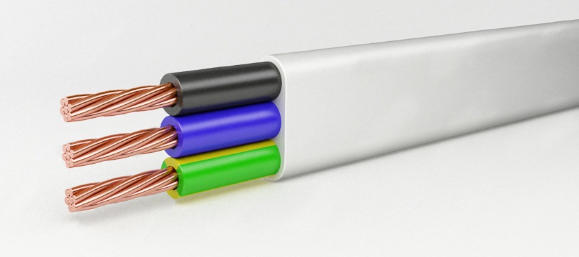 картинка Провод бытовой гибкий ПБППГ/ПУГНП 3х1,5 мм кв от магазина Евродом