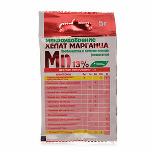 картинка Хелат марганца 5г микроэлемент для питания растений от магазина Евродом
