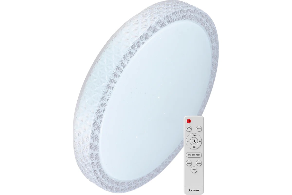 картинка Светильник настенно-потолочный светодиодный КОСМОС KSSaph75W белый от магазина Евродом