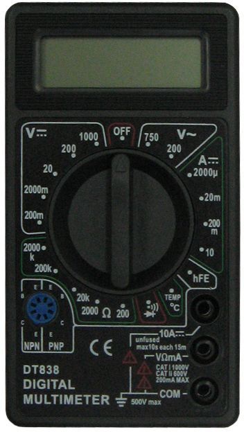 картинка Мультиметр DT 838 от магазина Евродом
