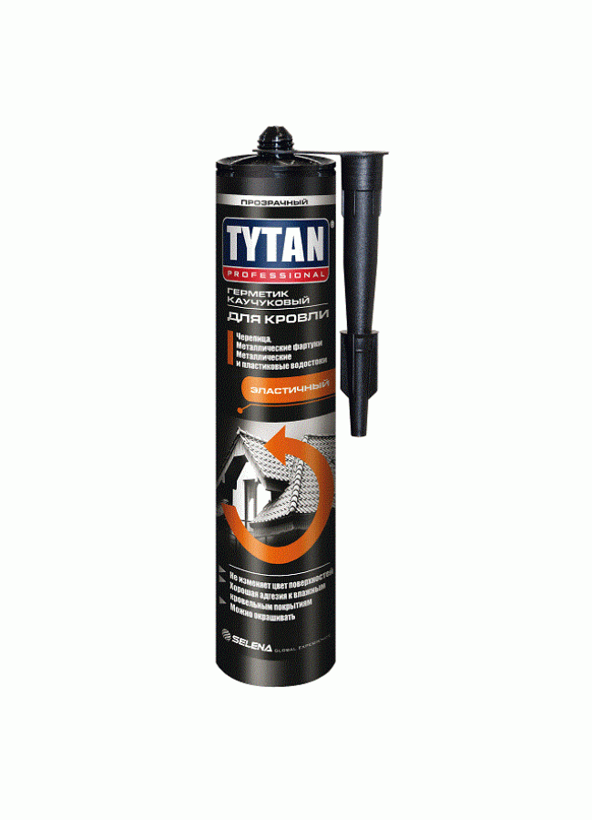 картинка Герметик TYTAN кровельный каучук б/цв 310мл 91455 от магазина Евродом