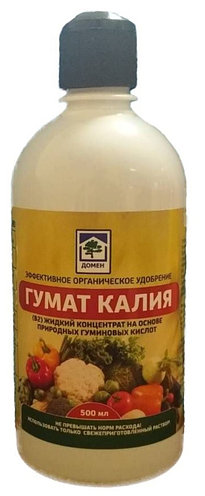 картинка Гумат калия В2 удобрение для растений 0.5л Домен от магазина Евродом