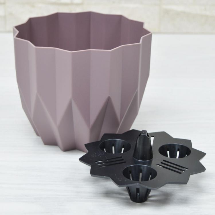 картинка Кашпо Геометрия (5,8л) Пыльная роза от магазина Евродом