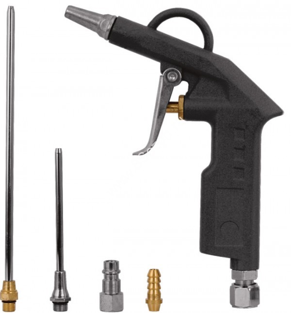 картинка Пистолет продувочный с набором насадок от магазина Евродом