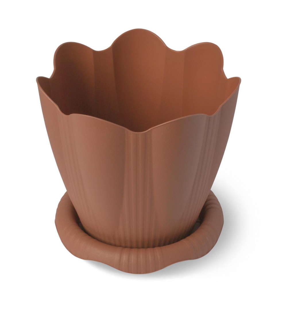 картинка Горшок с поддоном Эдельвейс 9.5л С194Т от магазина Евродом