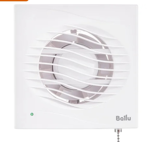 картинка Вентилятор вытяжной BALLU BAF-AR 100 V от магазина Евродом