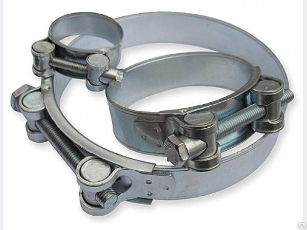 картинка Хомут силовой 140-148 W1 оцинк. от магазина Евродом