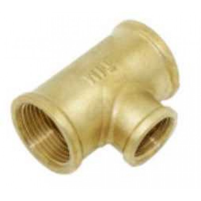 картинка Тройник 3/4" - 1/2"  - 3/4" ВВВ TIM от магазина Евродом