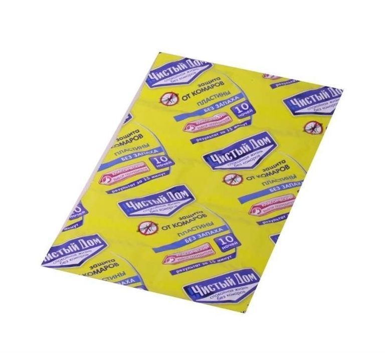 картинка Пластины от комаров к фумигатору без запаха от магазина Евродом