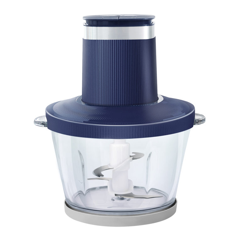 картинка Чоппер Centek CT-1397 синий 600Вт, стеклянная чаша 2л от магазина Евродом