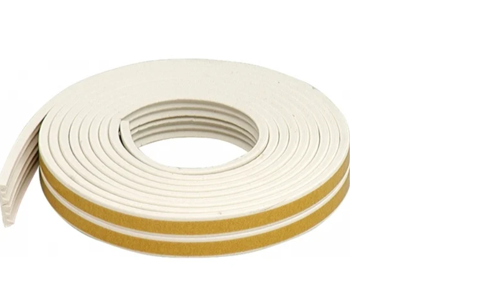 картинка Уплотнитель E-профиль белый одинарная полоска от магазина Евродом