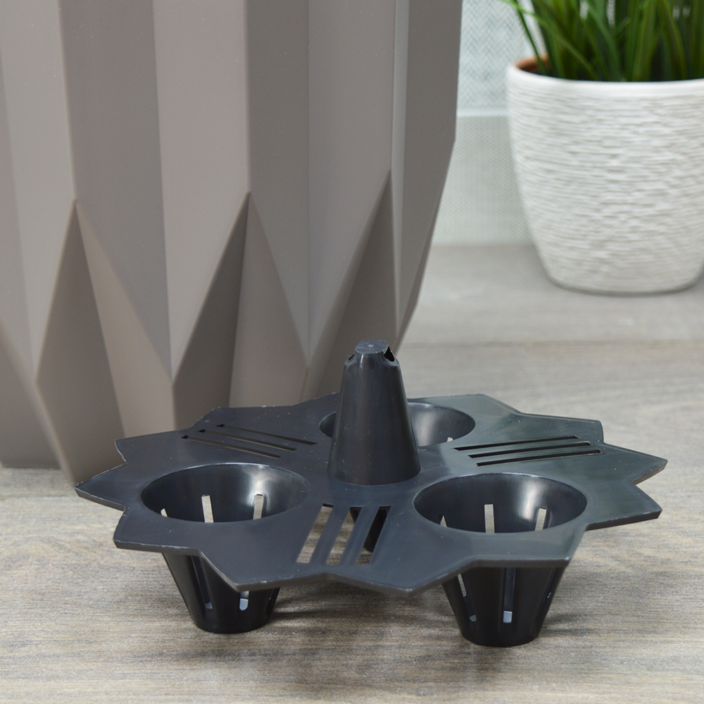 картинка Кашпо Геометрия (5,8л) Мокачино от магазина Евродом