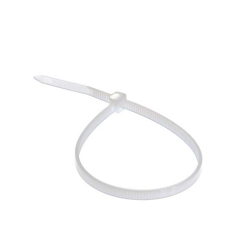 картинка Хомуты нейлоновы белые д/проводов 7,6х300мм 100шт. от магазина Евродом