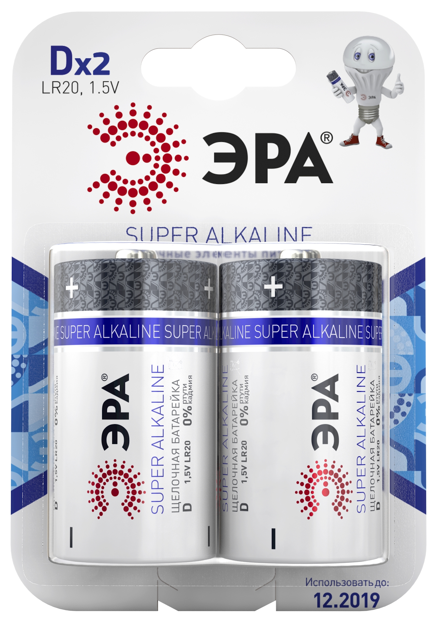 картинка Элемент питания LR20-2BL ЭРА от магазина Евродом