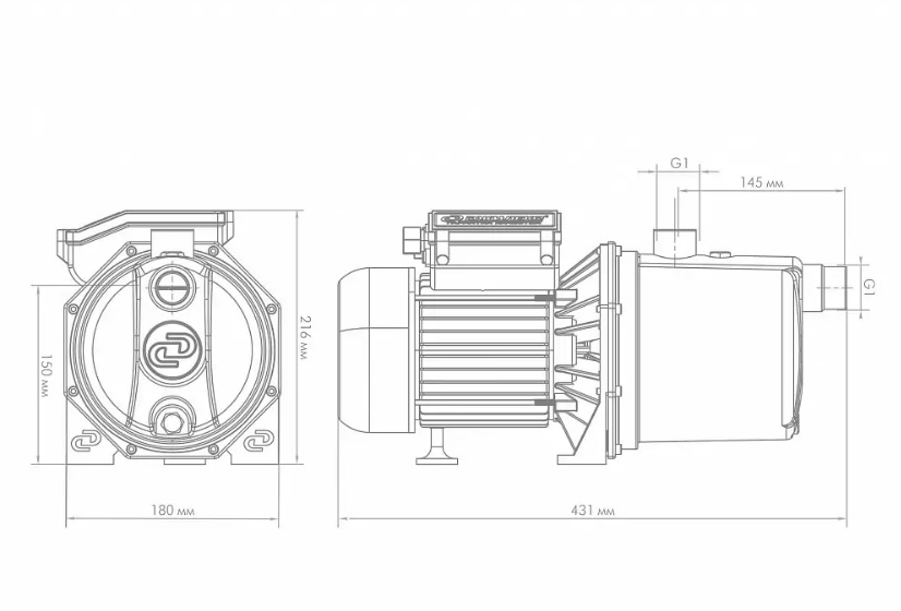 картинка Насос поверхностный Джилекс Джамбо 70/50 Н от магазина Евродом