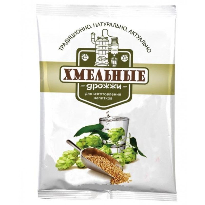 картинка Дрожжи Хмельные 100г от магазина Евродом