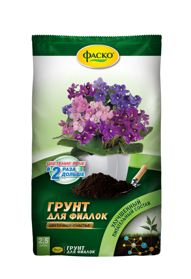 картинка Грунт для фиалок 2.5л Фаско от магазина Евродом