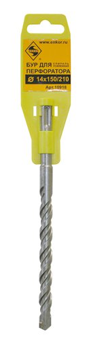 картинка Бур по бетону SDS PLUS с двойной резьбой 14х210 мм от магазина Евродом