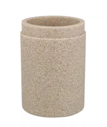 картинка Стакан для зубных щеток Zenfort коллекция "Дюна", полирезина от магазина Евродом