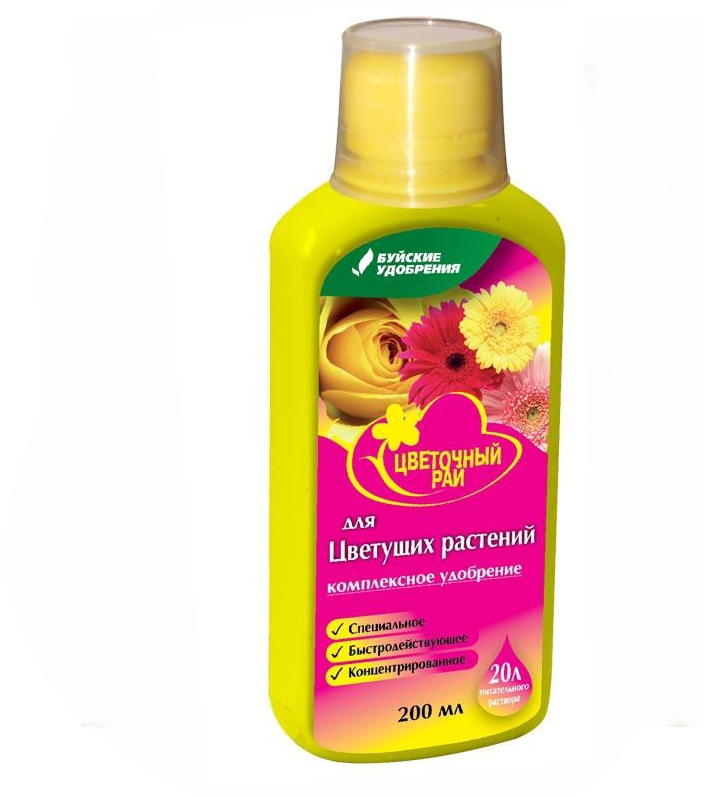 картинка ЖКУ Цветочный рай для комнатных растений универ. 0,2л от магазина Евродом