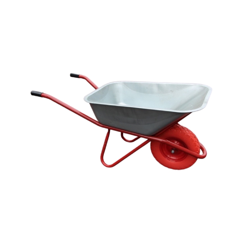 картинка Тачка POLYAGRO строительная 110 л. комплект (с бескамерным колесом) от магазина Евродом