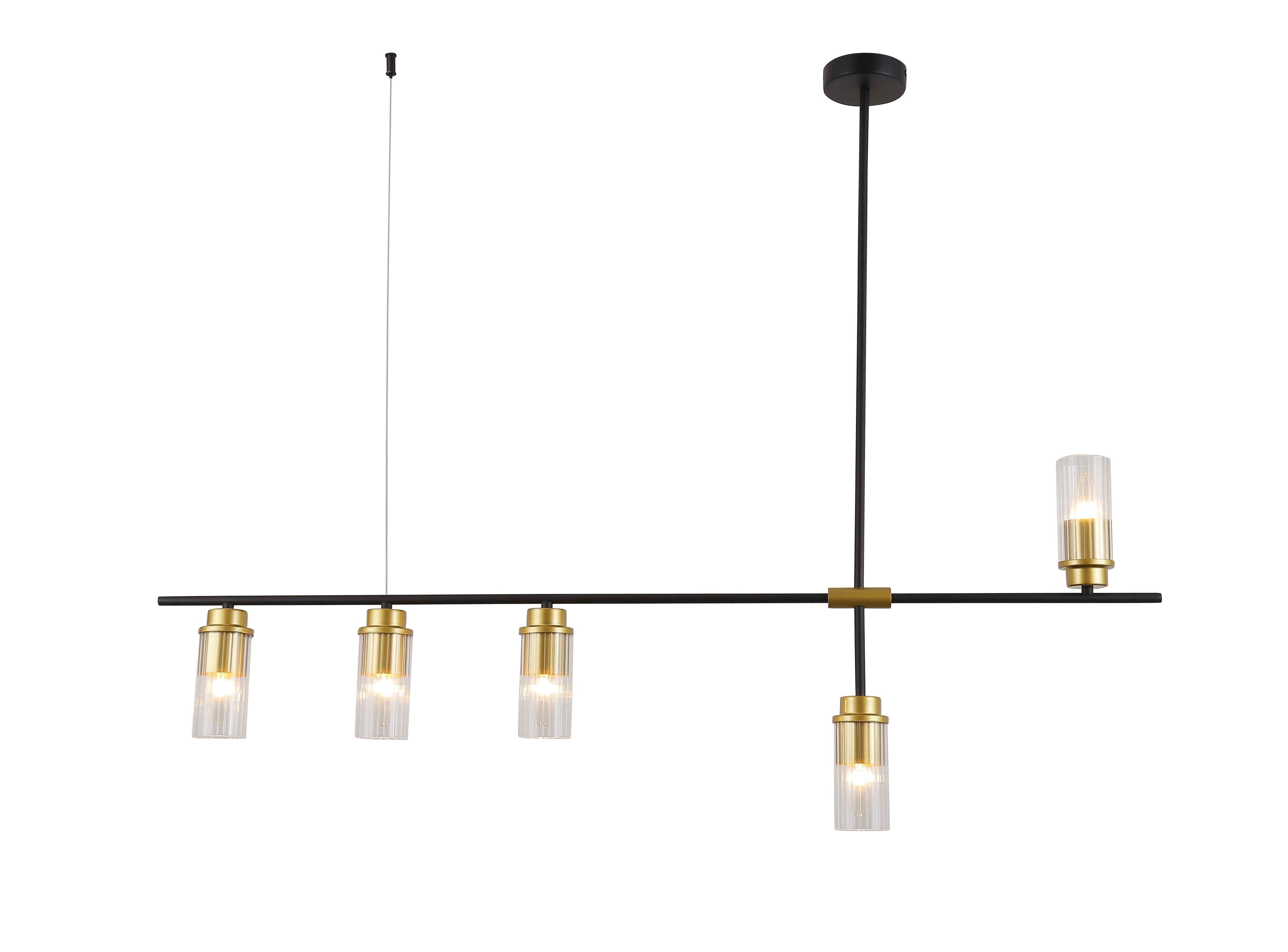 картинка 74553/5 GOLD+BLACK Светильник потолочный (RL) от магазина Евродом