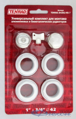 картинка Комплект унив. д/радиатор. б/крепления 3/4" от магазина Евродом