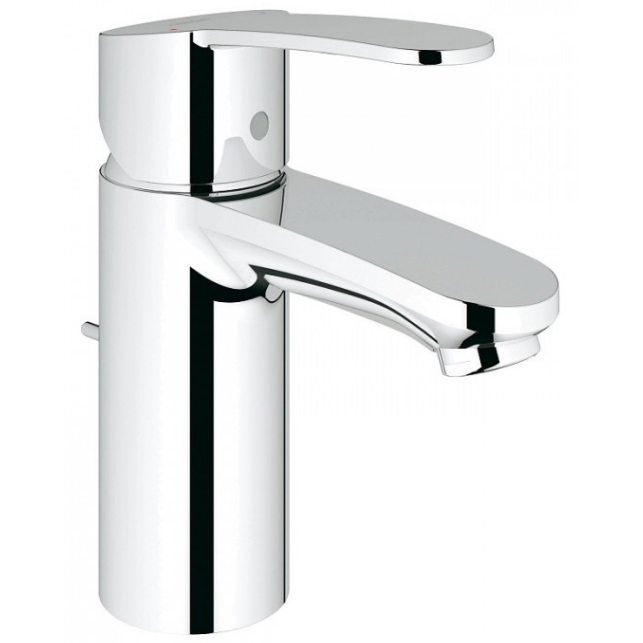 картинка Смеситель GROHE для раковины сливной гарнитур Eurostyle Cosmopolitan 33552002 от магазина Евродом